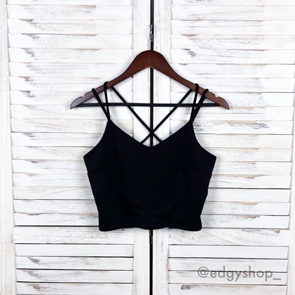 Express Tops - [Express] Strappy Back Cropped Cami